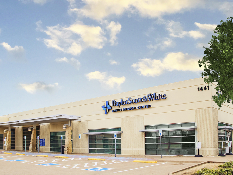 Exterior photo of Baylor Scott & White Family Medical Center – Midlothian
