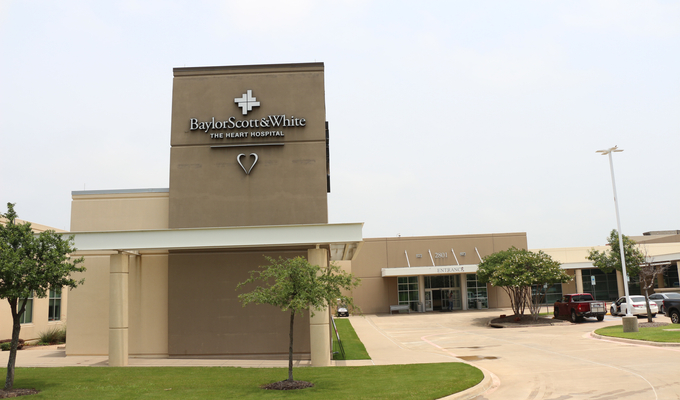 Exterior photo of Baylor Scott and White The Heart Hospital - Denton