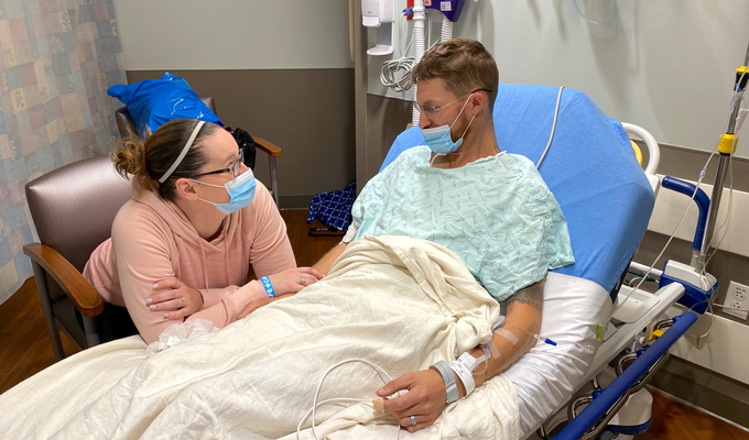 Katie and Chris Morrow share their story on becoming non-directed kidney donors to strangers