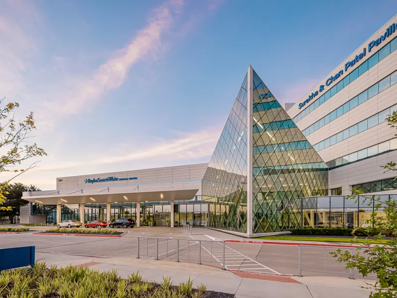 Exterior photo of Baylor Scott & White Medical Center – Irving hospital