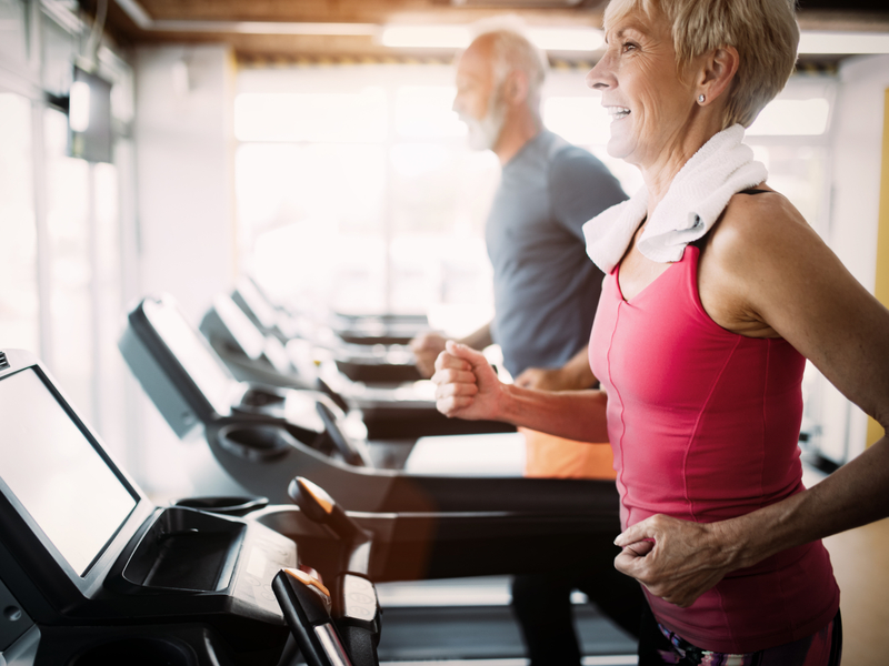 Arthrodesis patient able to exercise again after recovering from surgery