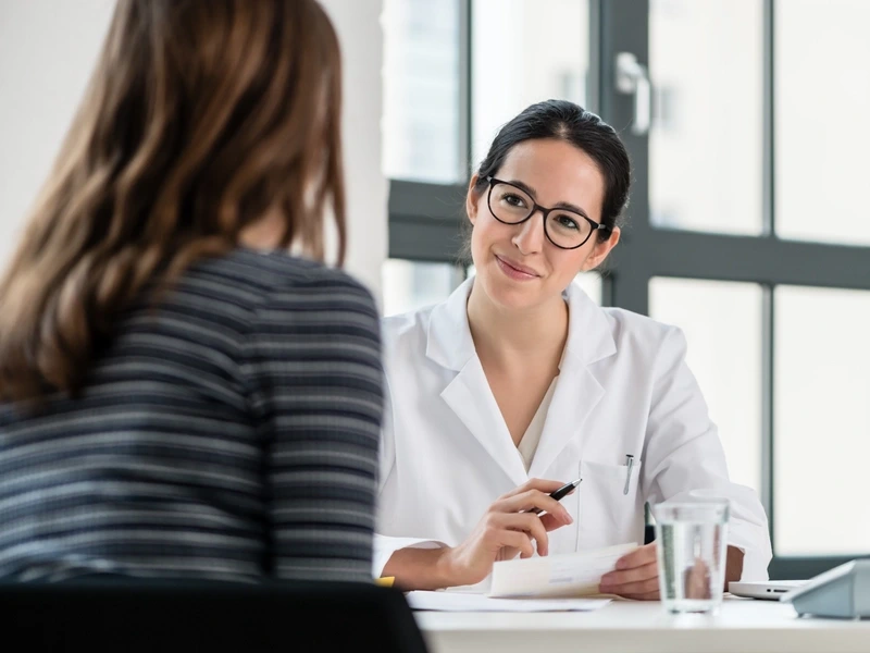 doctor discussing holter monitors with a patient