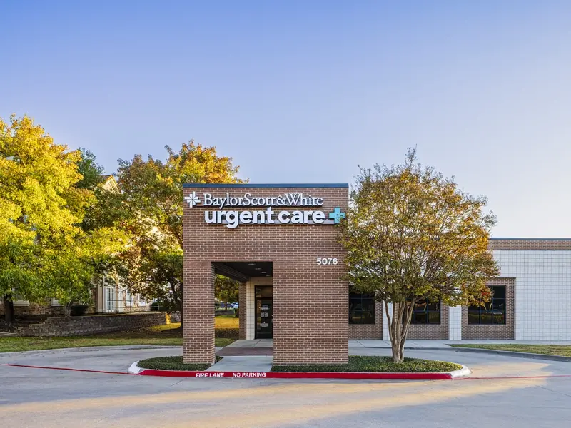 Entrance to Baylor Scott & White Urgent Care+ Plano West