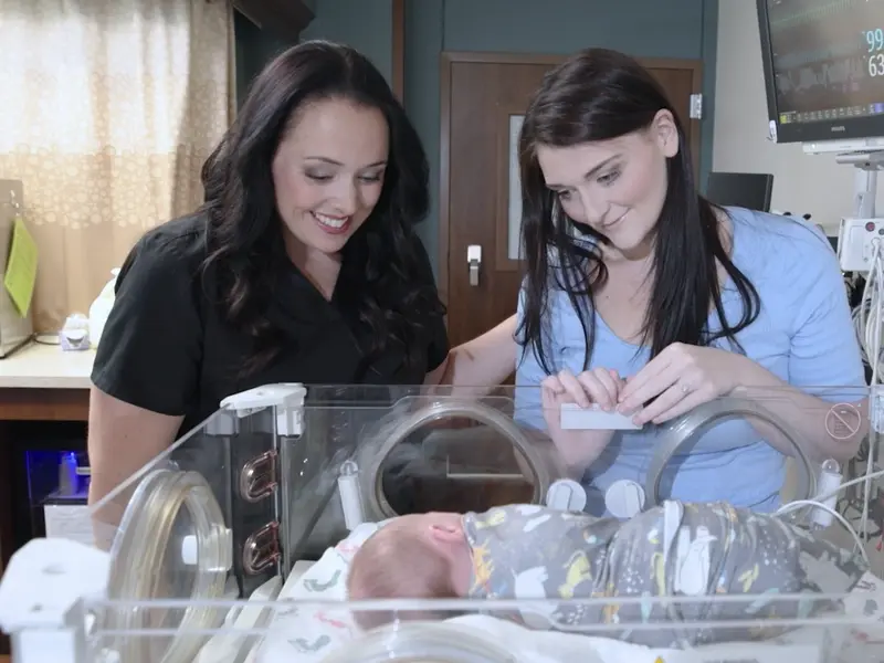 Still image from McKinney NICU video