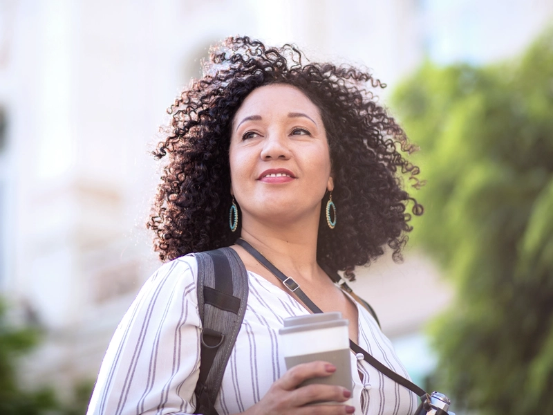 women enjoying the outdoors after treatment for her Polycystic Ovary Syndrome