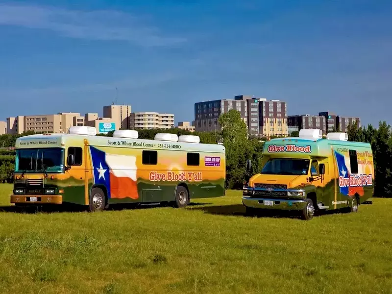 Blood Center bus
