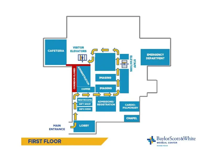 First floor map