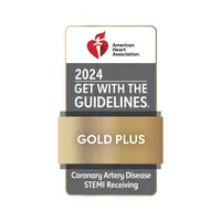 Get with the Guidelines - Coronary Artery Disease STEMI Receiving - Gold Plus