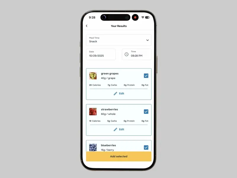 Healthy Weight Food Logging