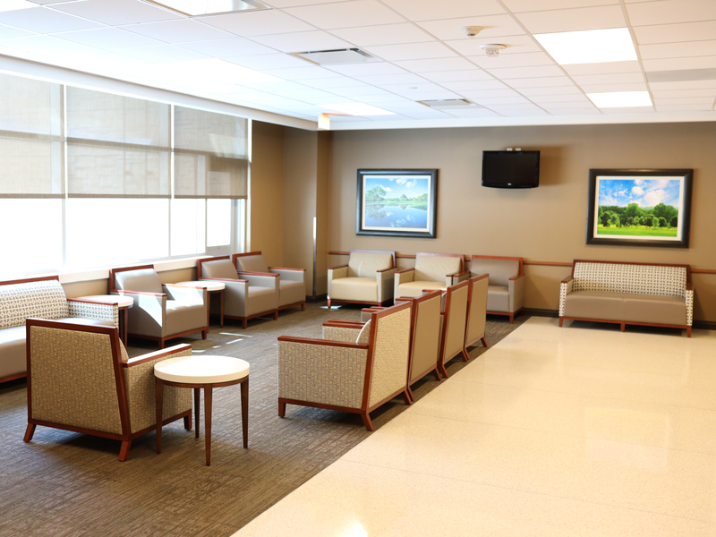 A NICU waiting area at Baylor Scott and White's Grapevine location.